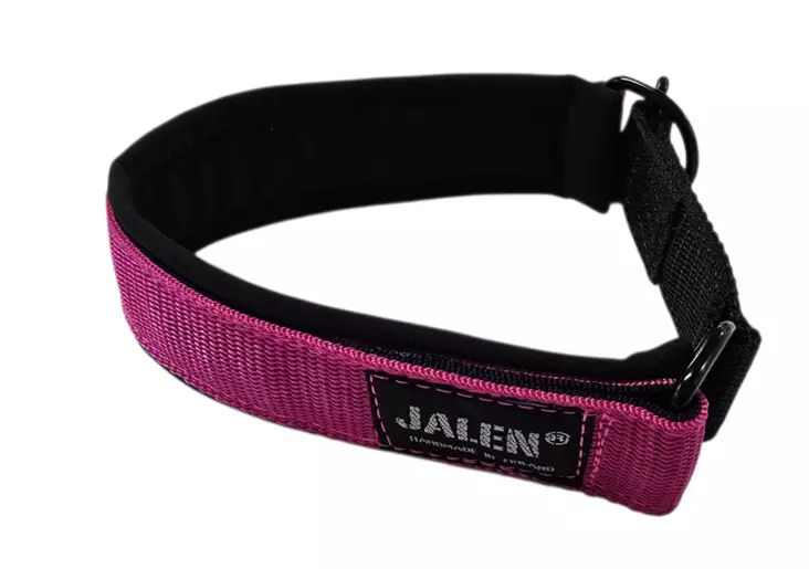 Jalen Puolikiristävä kaulapanta 30 mm pinkki 30-40 cm - Koiran tekstiilipannat - 2919 - 1