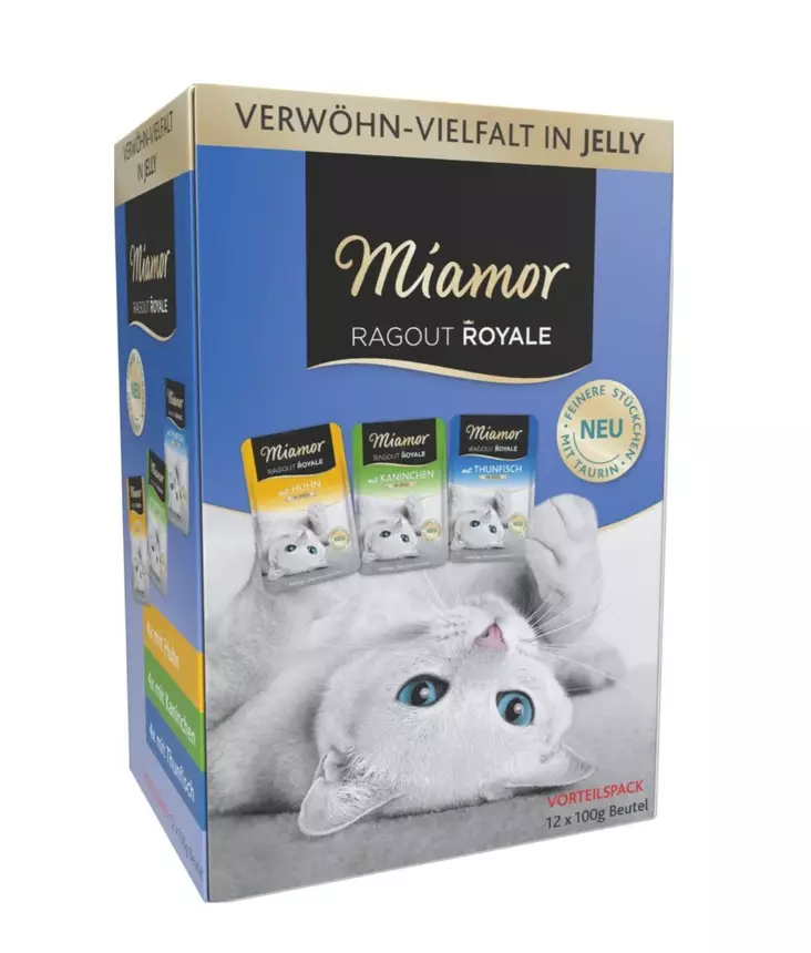 Miamor Ragout Royale Jelly kissan märkäruoka lajitelma 12 x 100 g - Miamor märkäruoat kissalle - 5429 - 1