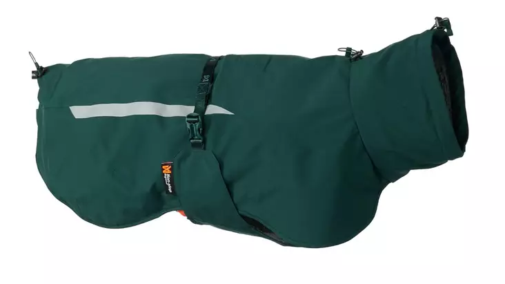 Non Stop Fjord LINED sadetakki tumma sinivihreä koko 27 - Koiran takit - 2949 - 1