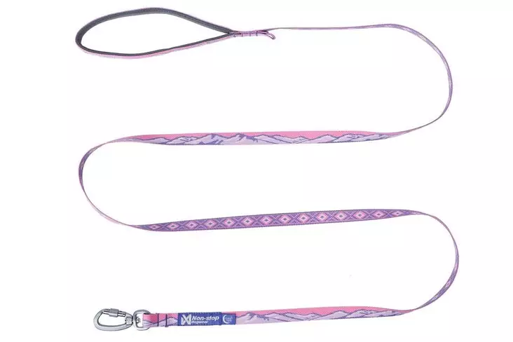 Non Stop Dogwear Trail Quest Leash Rachel Pohl Edition talutin violetti/pinkki 2 m - Koiran tekstiilitaluttimet - 2639 - 1